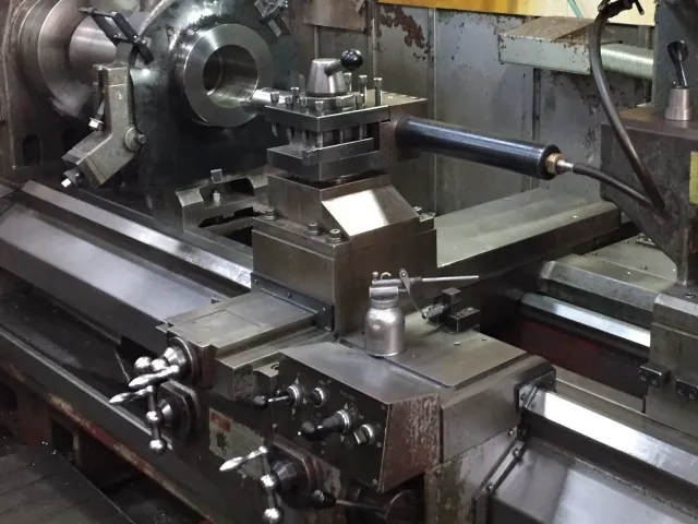 Lathe machine setup image