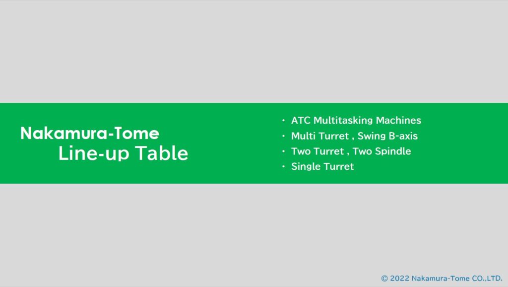 Download link for Nakamura-Tome Line-up Table